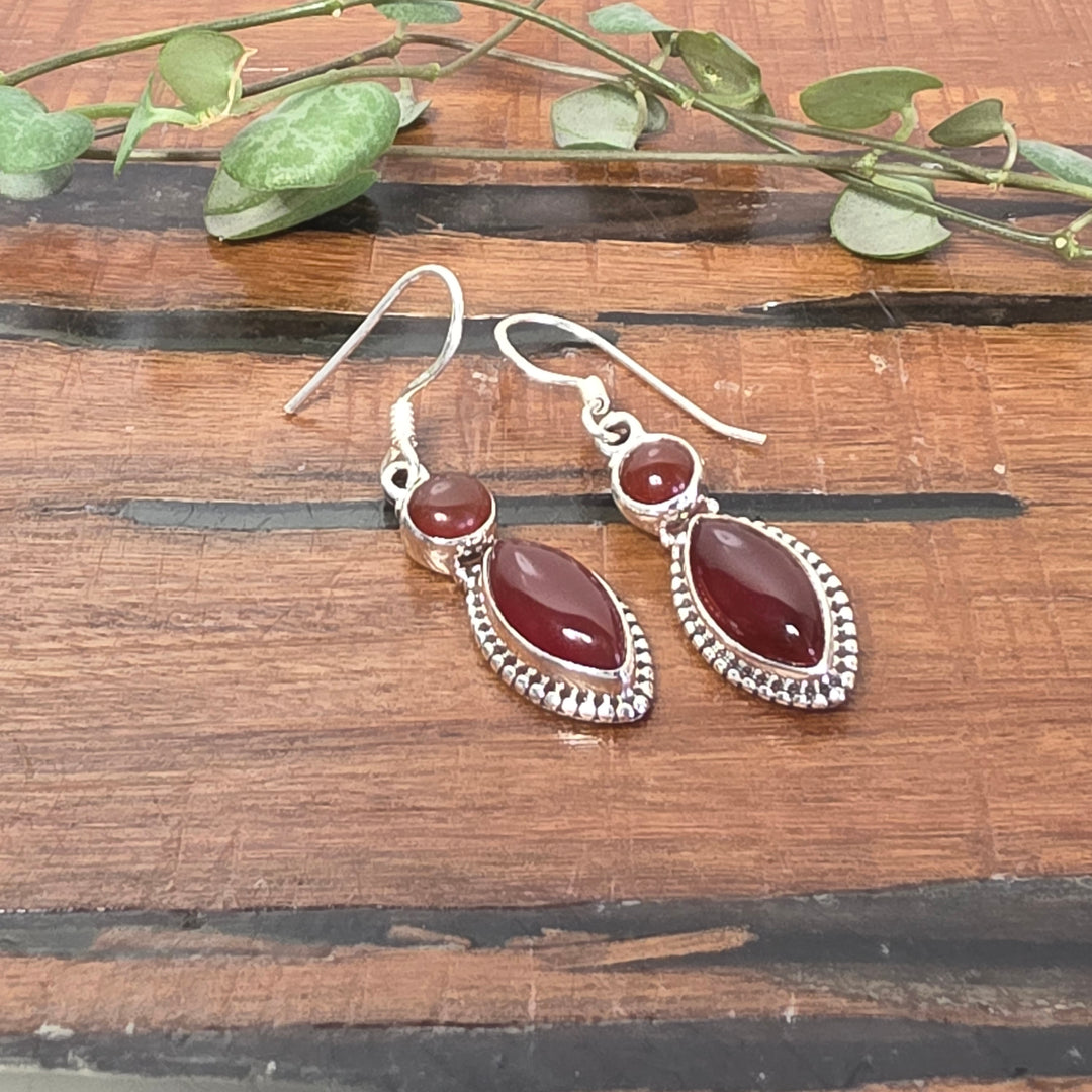 Carnelian-Earrings