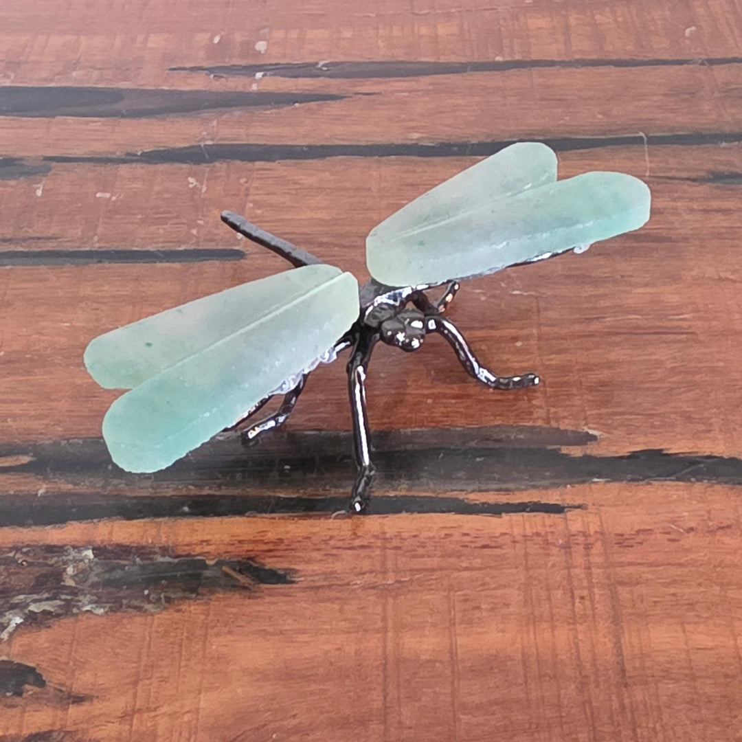 Green Strawberry Quartz - Dragonfly
