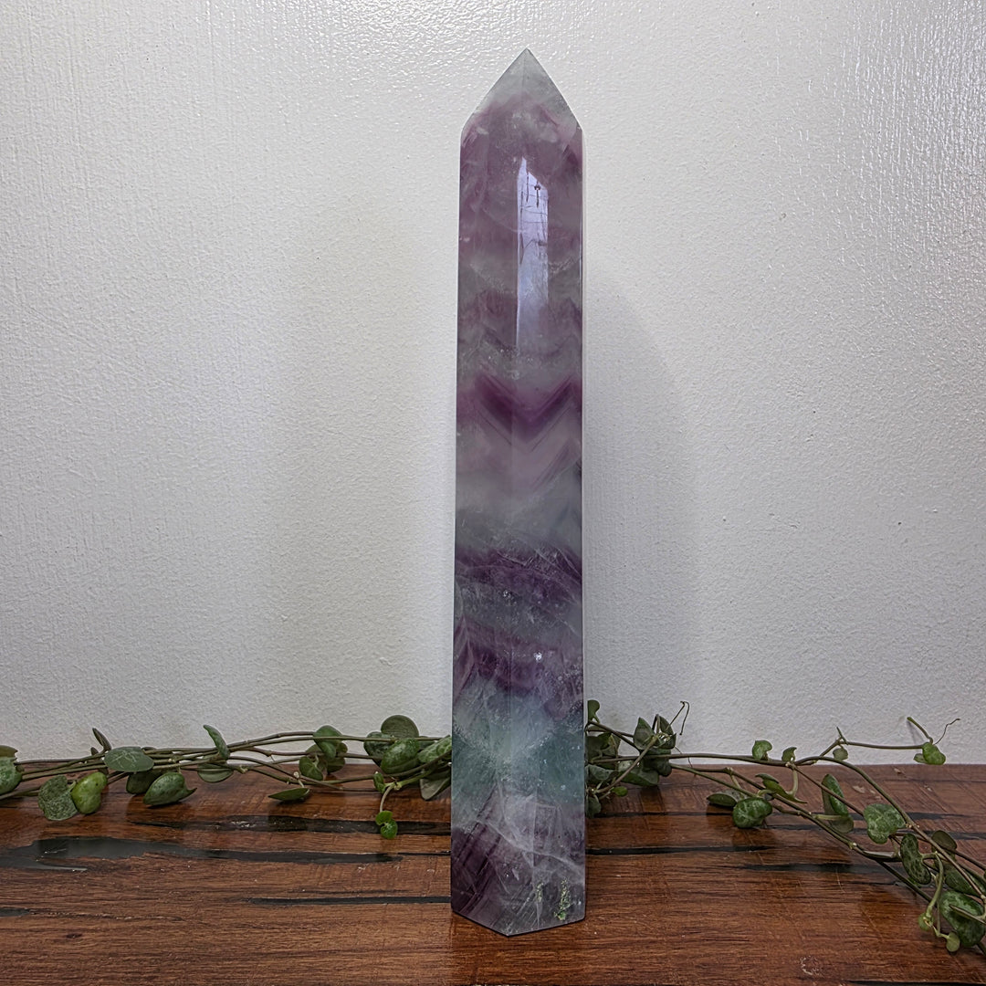 Rainbow Fluorite  - Tower