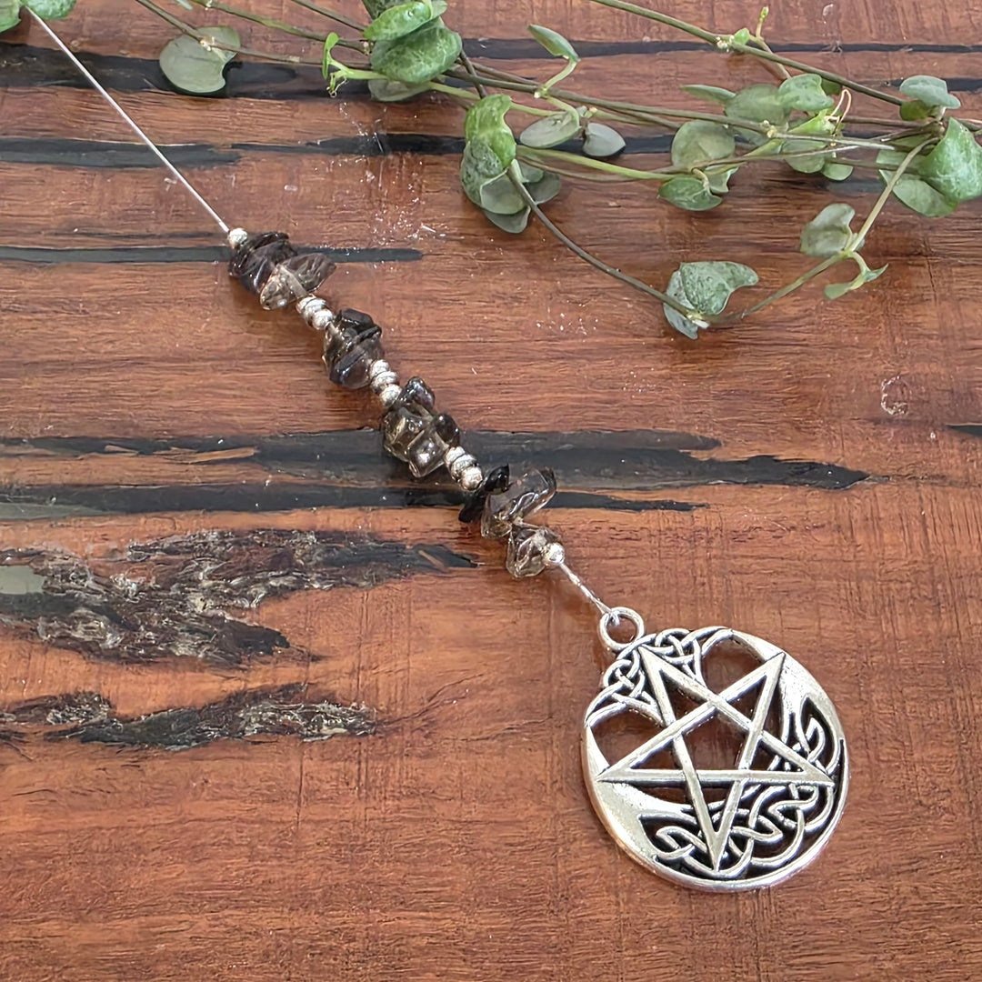 Smoky Quartz Pentagram