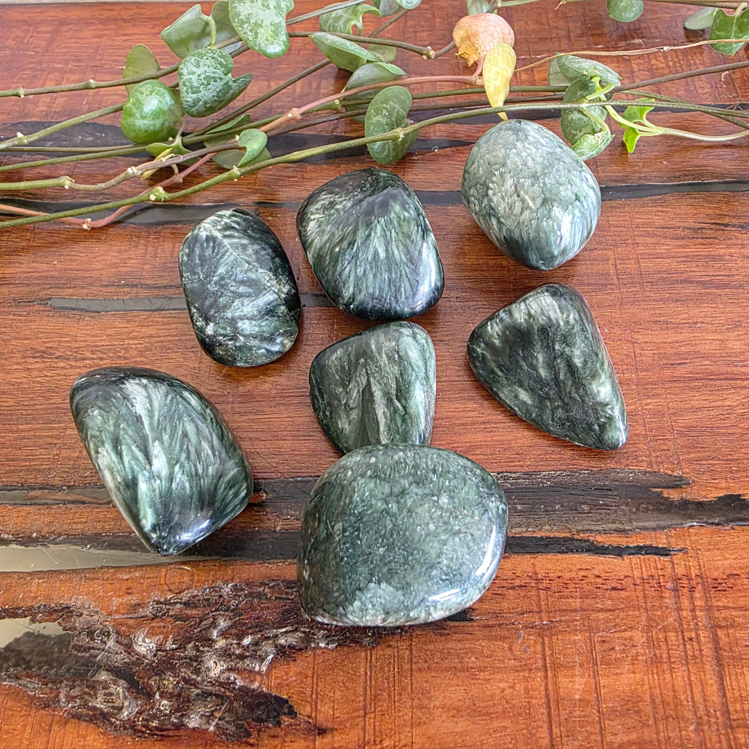 Seraphinite - Tumbled
