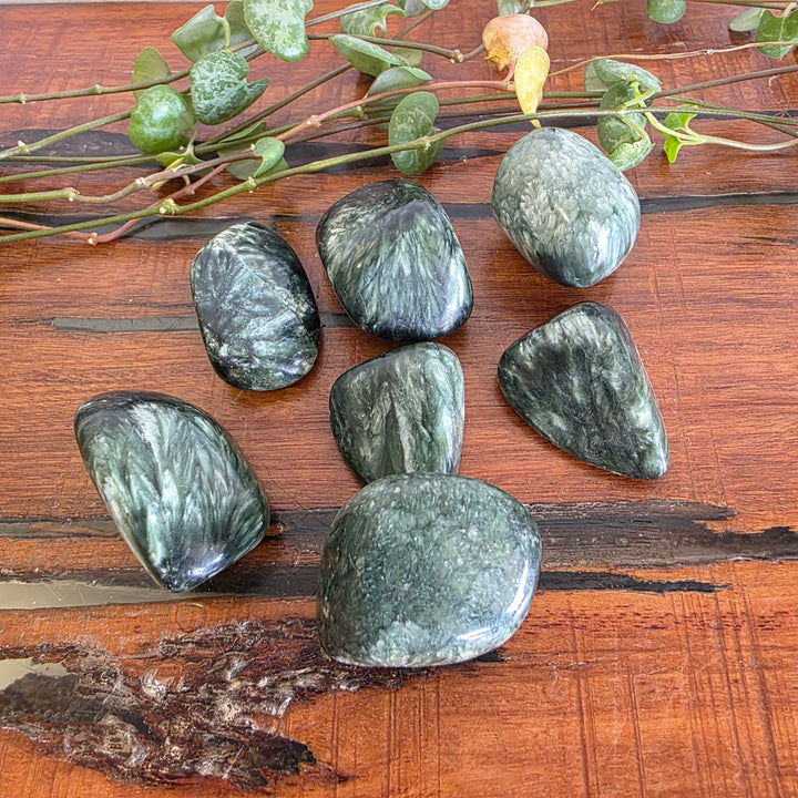 Seraphinite - Tumbled