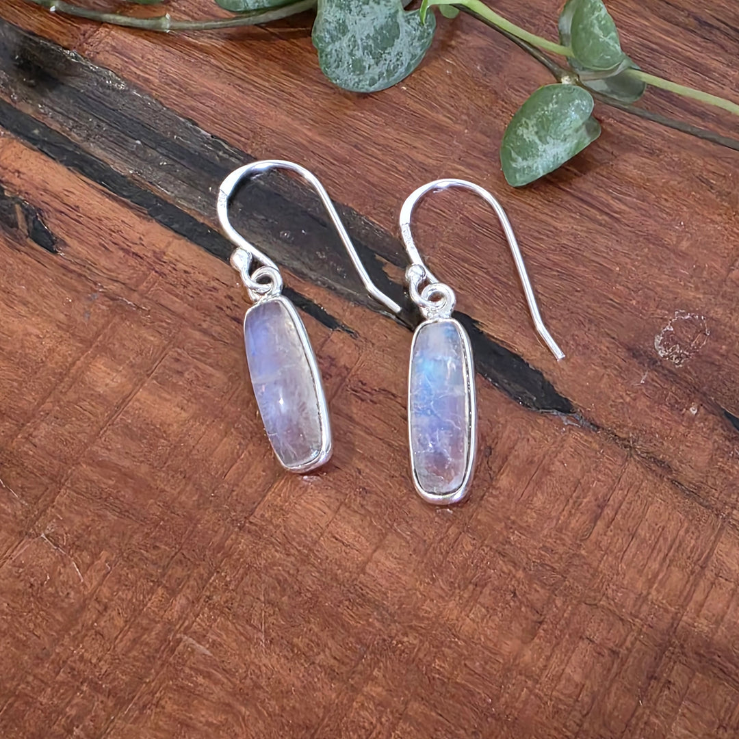 Rainbow Moonstone - Earrings