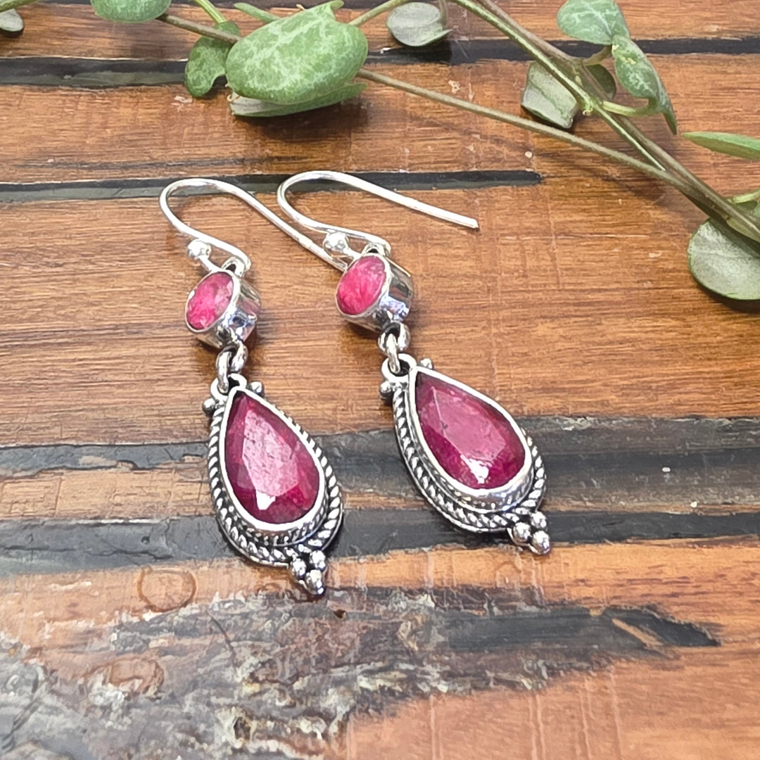 Ruby - Earrings