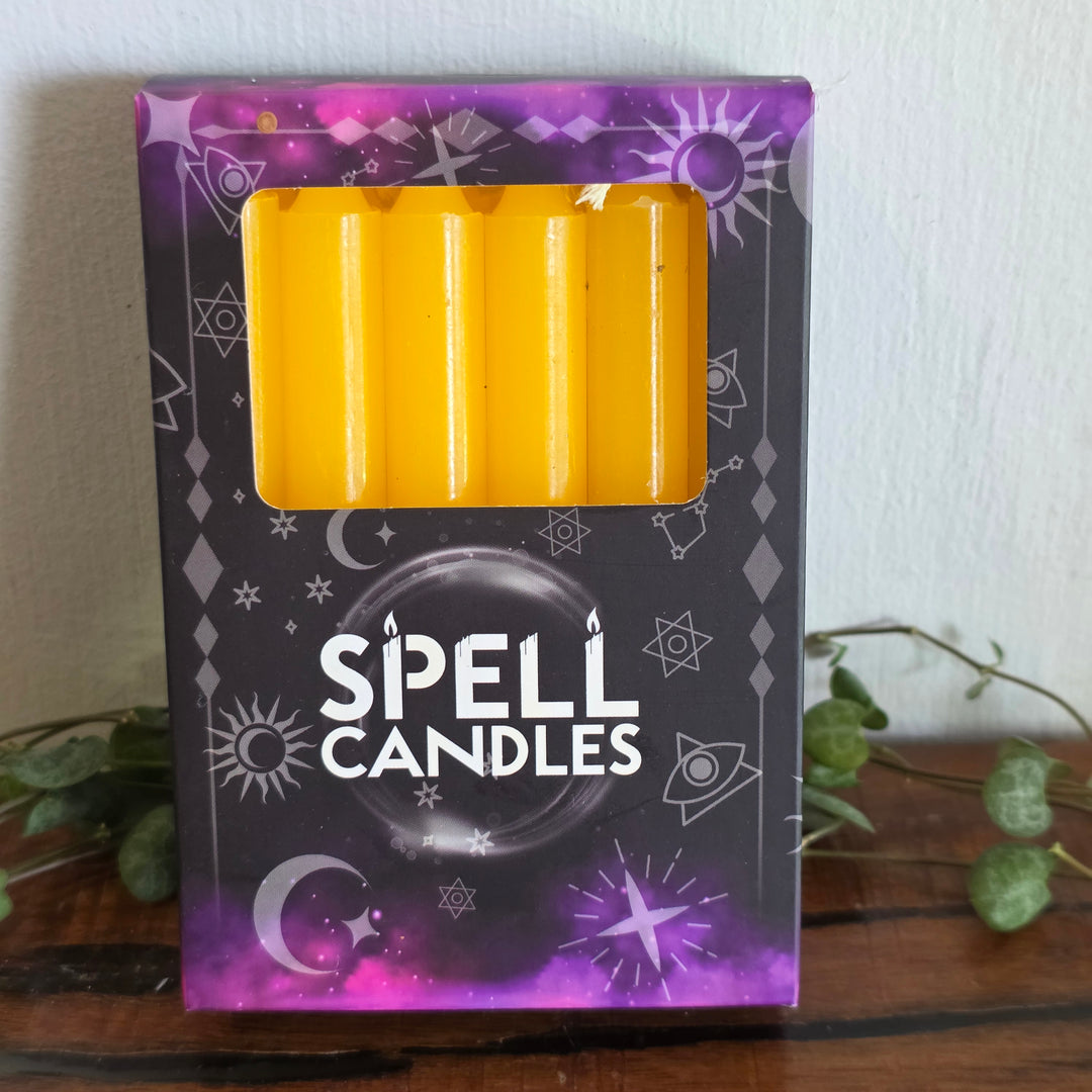 Spell Candle - Golden Yellow