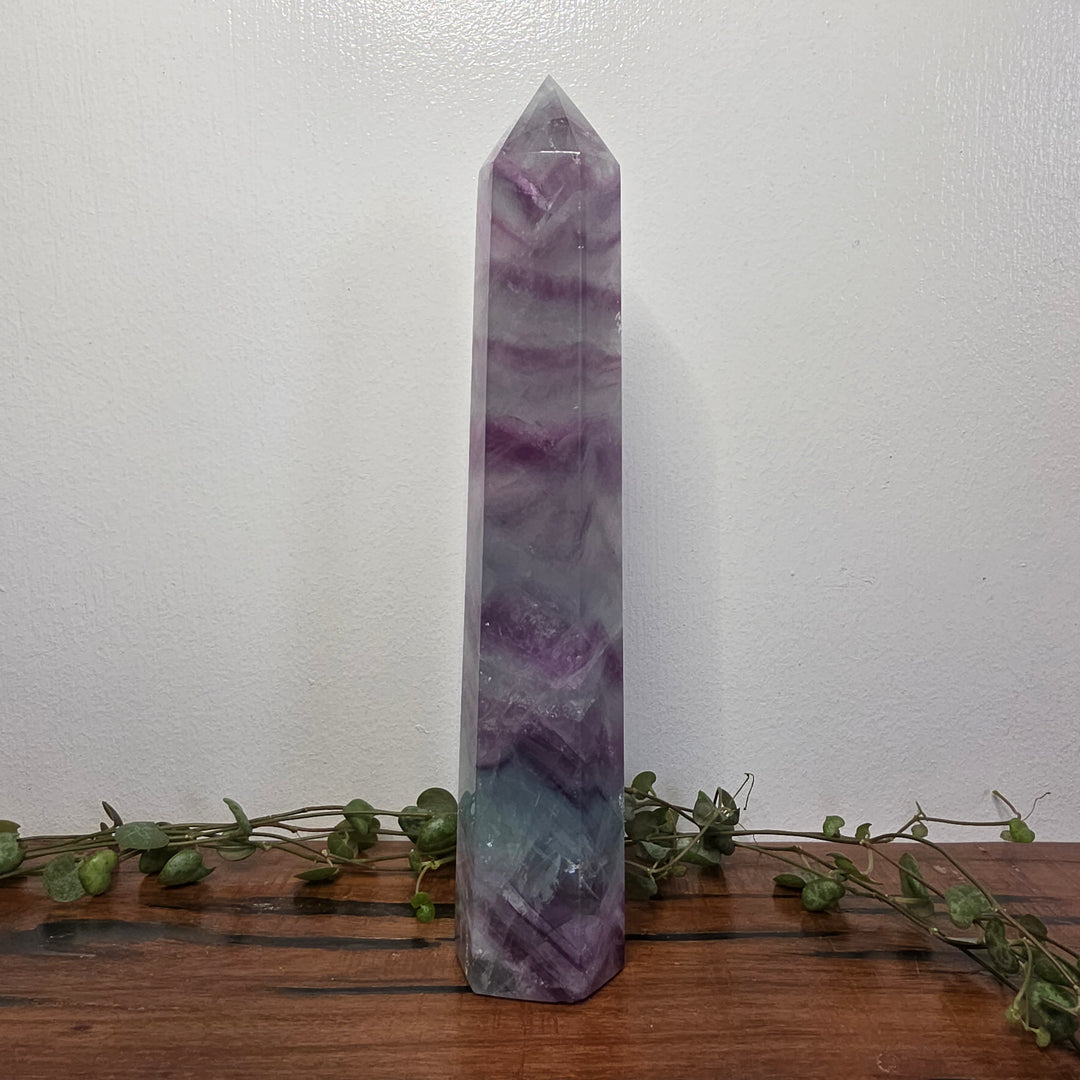 Rainbow Fluorite  - Tower