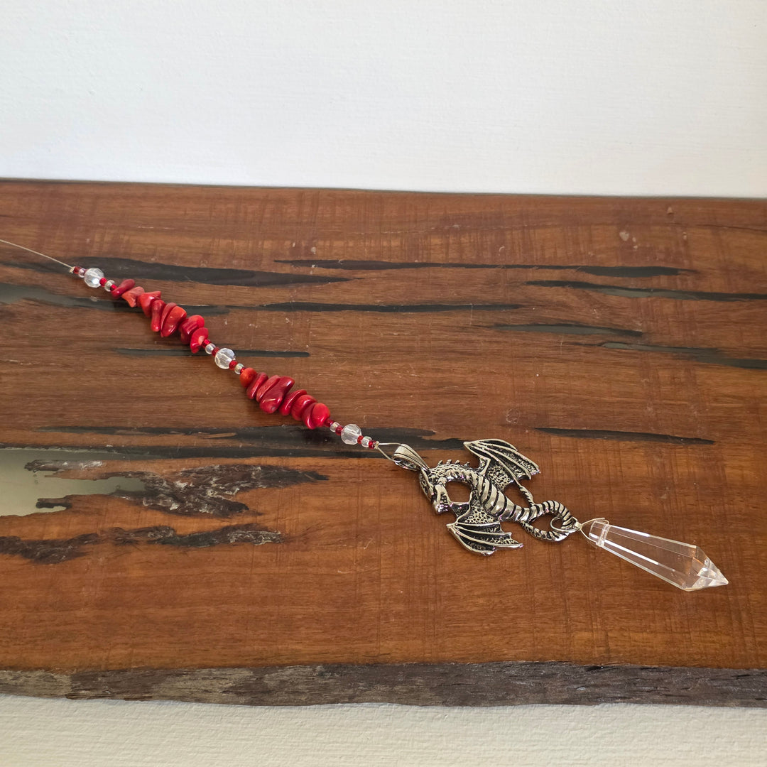 Sun Catchers - Red Coral Dragon