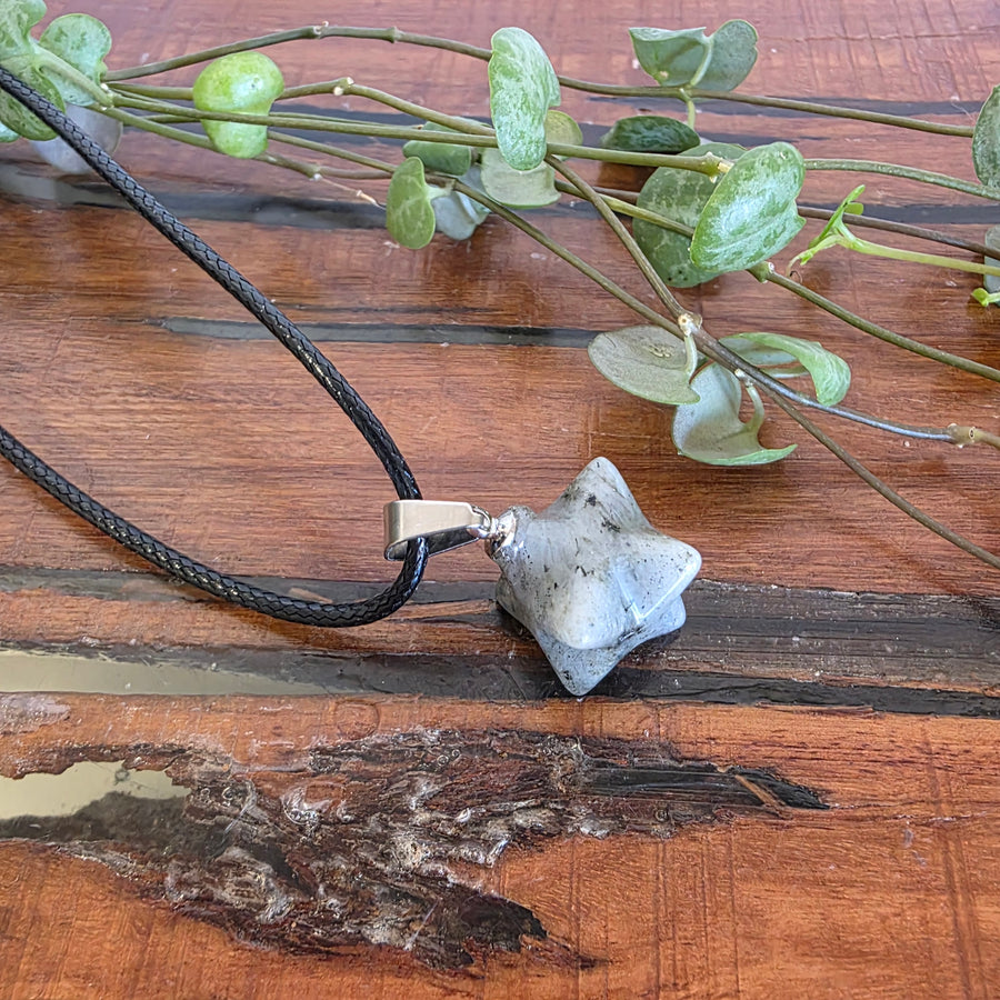 Labradorite Merkabah Pendant