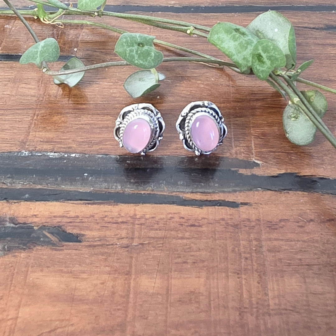 Rose Quartz - Earrings