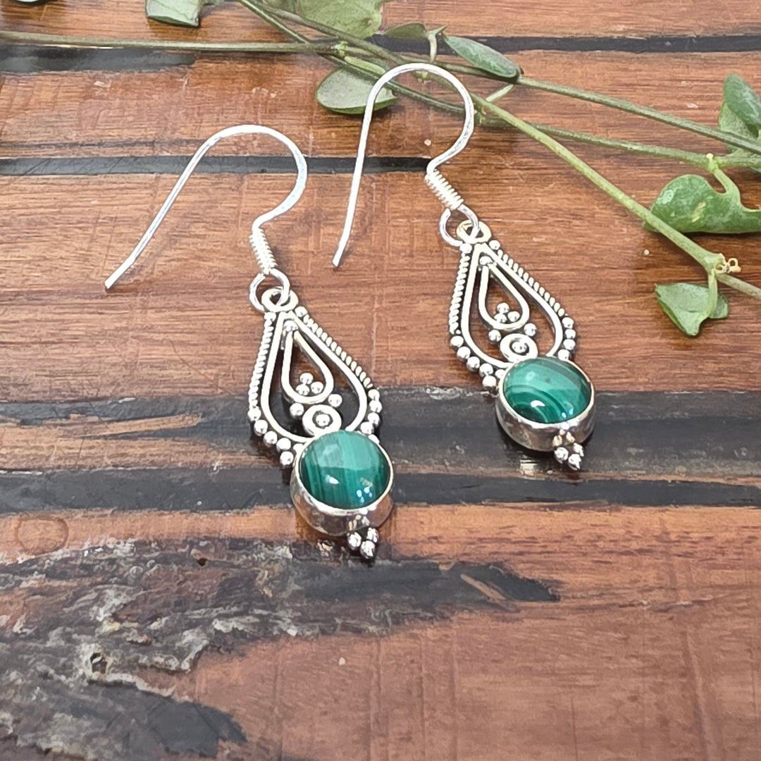 Malachite - Earrings