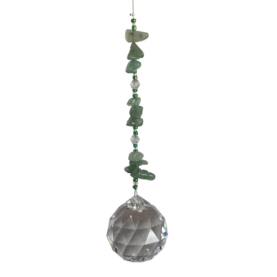Green Aventurine Large Sphere Suncatcher