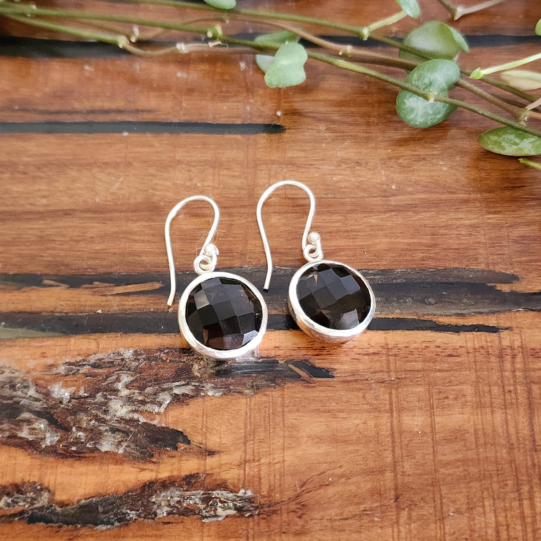 Smoky Quartz - Earrings - Mel'z Place