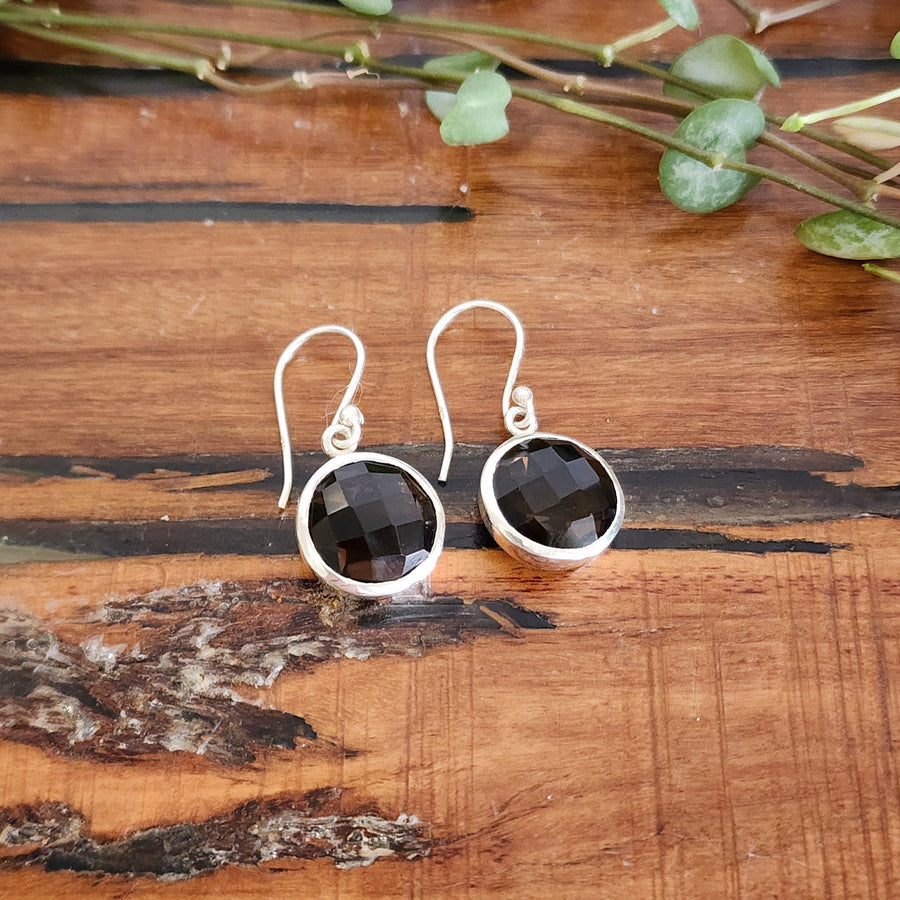 Smoky Quartz - Earrings - Mel'z Place