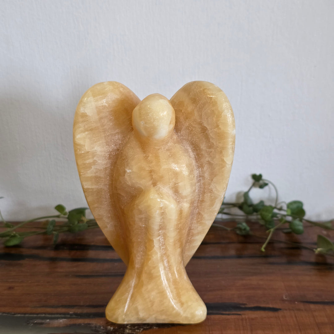 Yellow Calcite - Angel