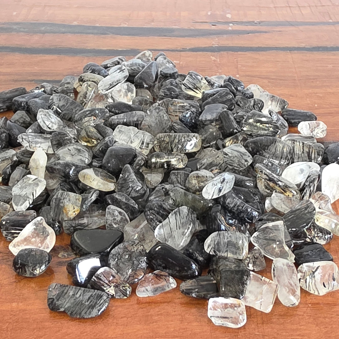 Black Tourmaline in Quartz - Chips