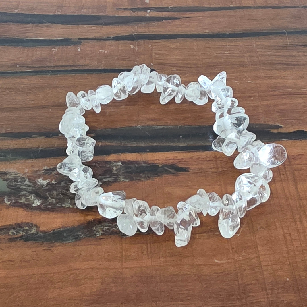 Clear Quartz Chip - Bracelet - Mel'z Place
