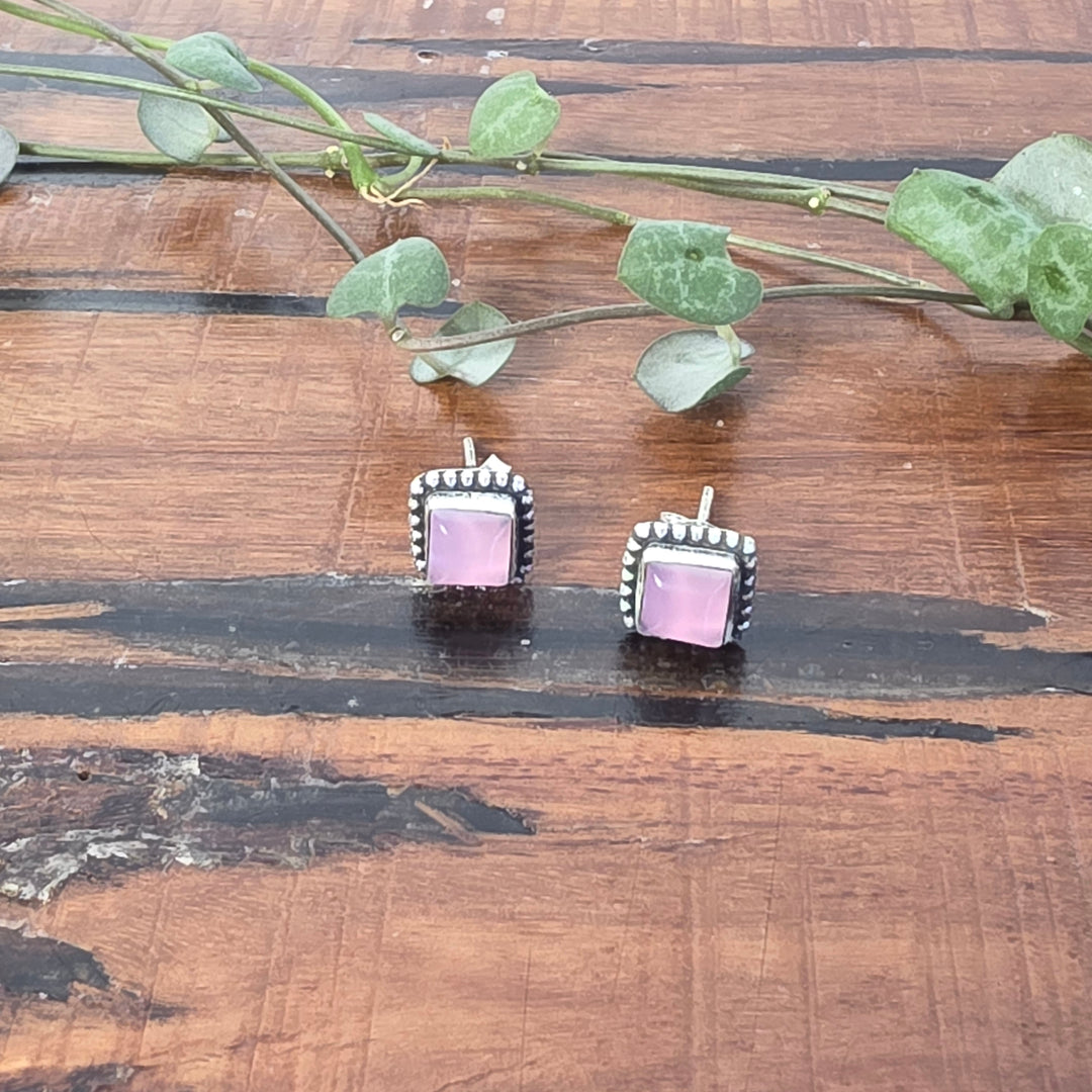 Rose Quartz - Earrings