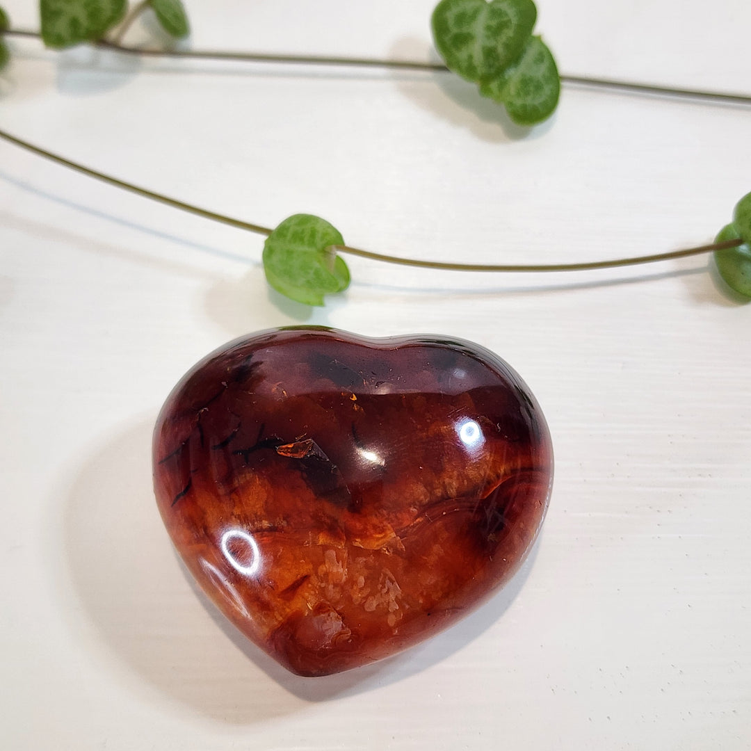 Agate Red  - Heart 67g