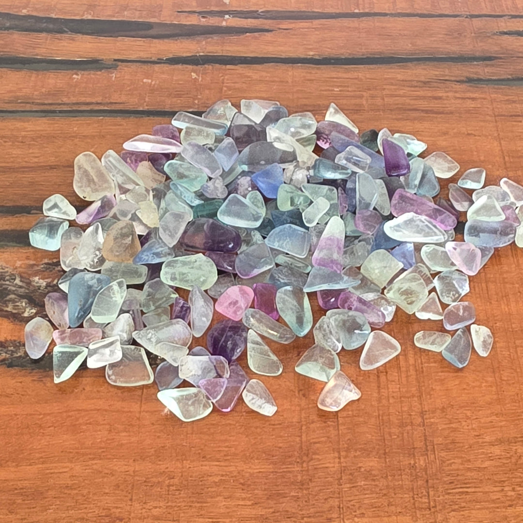 Rainbow Fluorite - Chips