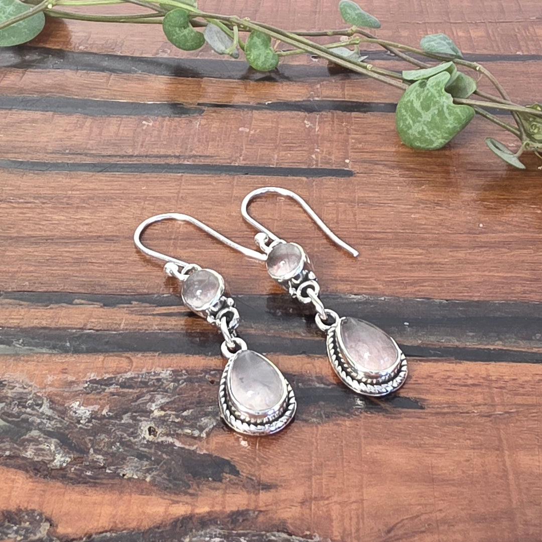 Rose Quartz - Earrings