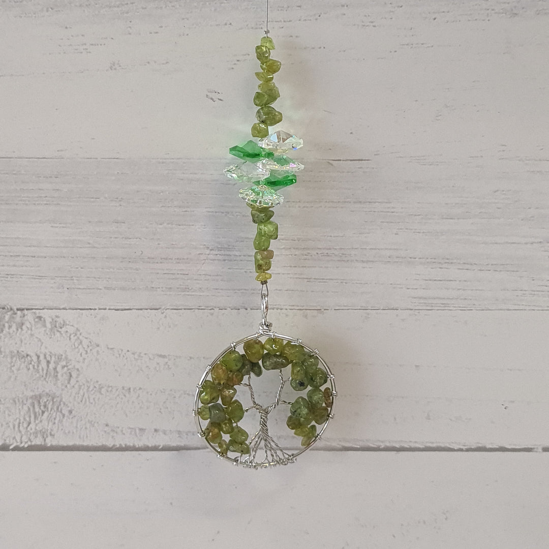 Sun Catchers - Peridot Tree of Life