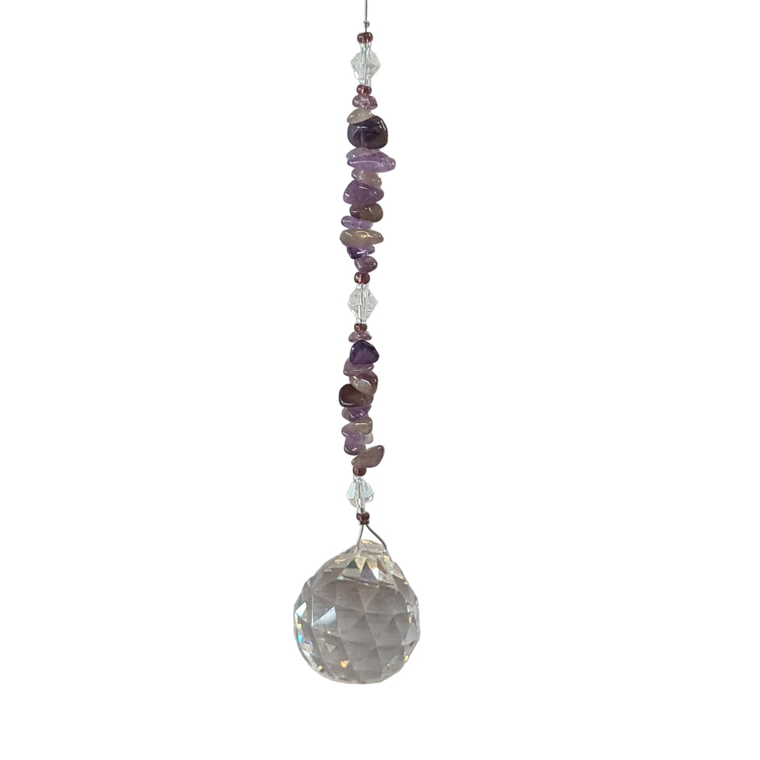  Amethyst Spheres Medium Suncatcher  