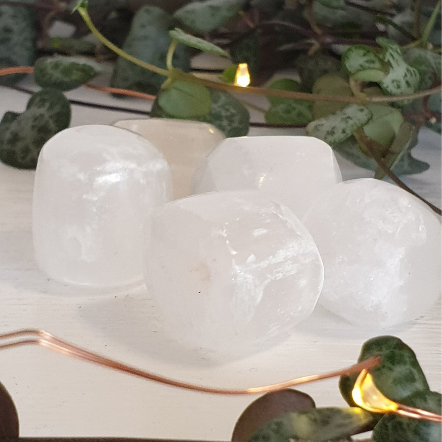 ZZ- Selenite - Tumbled - Mel'z Place