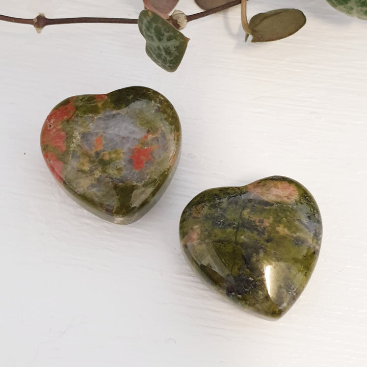 Unakite - Heart