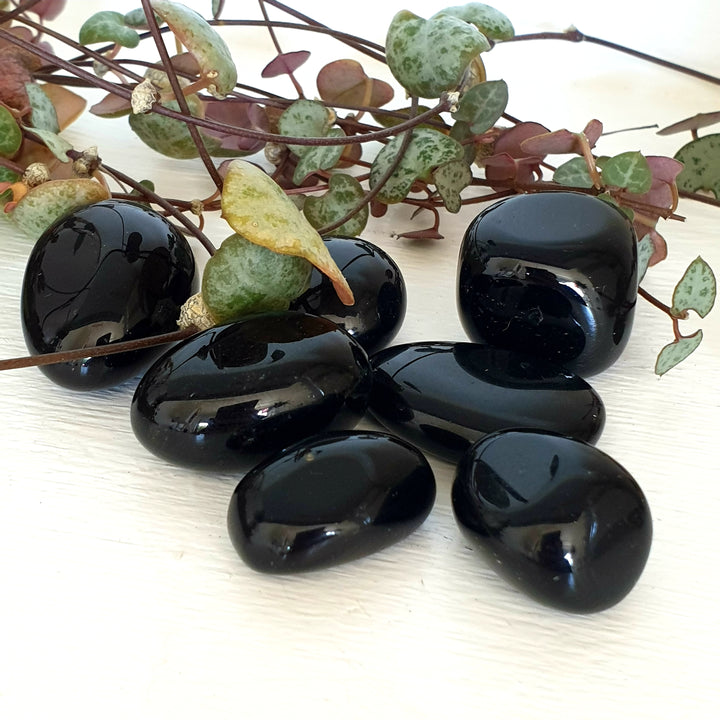 Black Obsidian - Tumbled