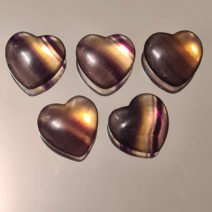 Fluorite - Heart 30 mm - Mel'z Place