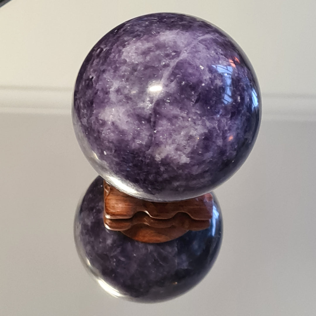 Purple Lepidolite - Sphere