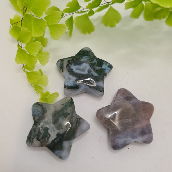 Moss Agate - Stars