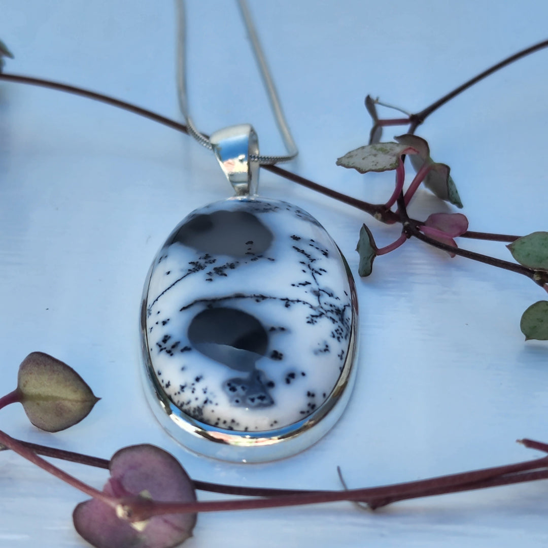 Dendritic Opal Pendant