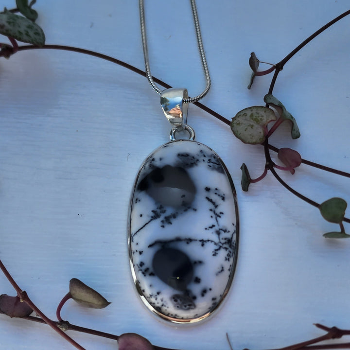 Dendritic Opal Pendant