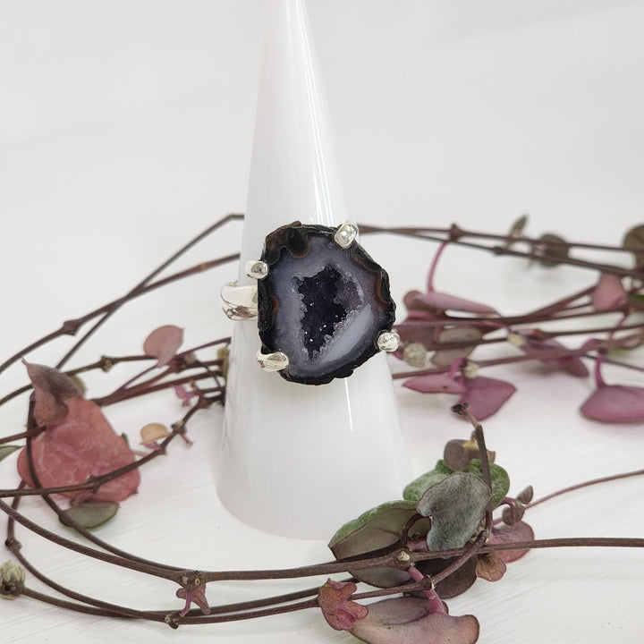 Agate Geode - Ring