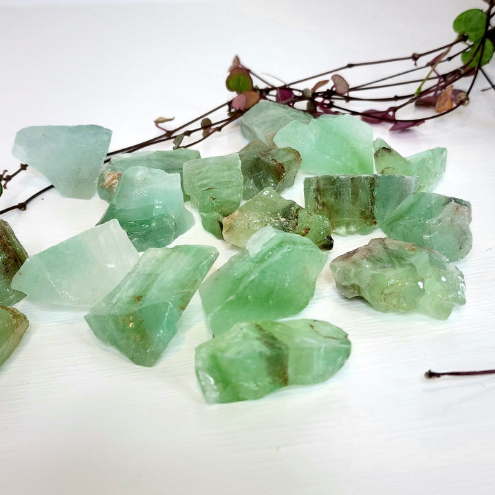 Green Calcite - Raw