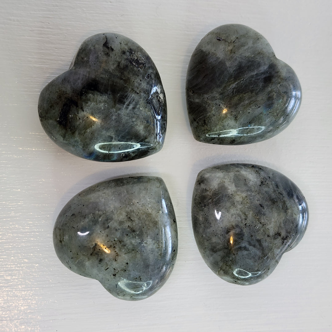 Labradorite - Heart 40mm