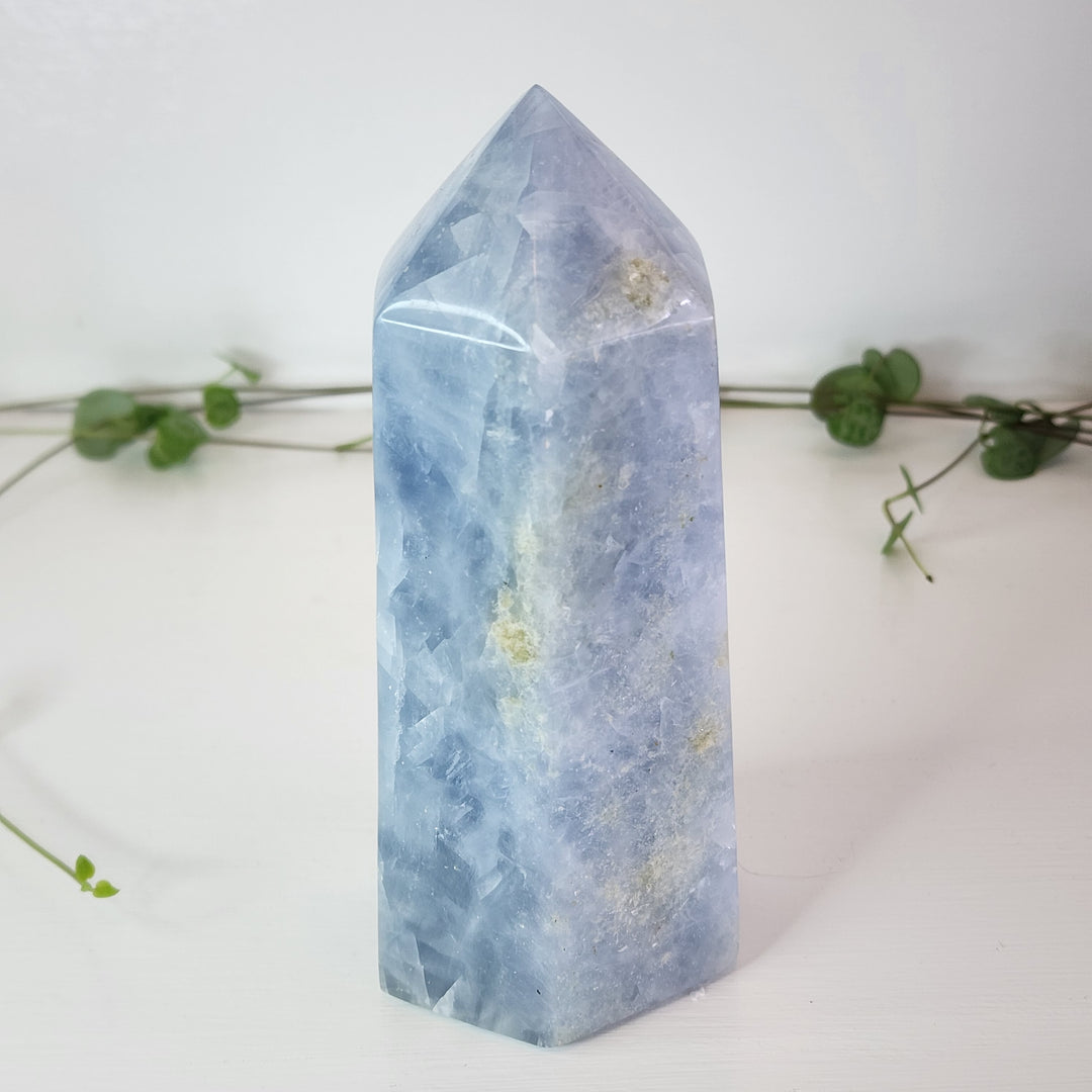 Blue Calcite - Tower