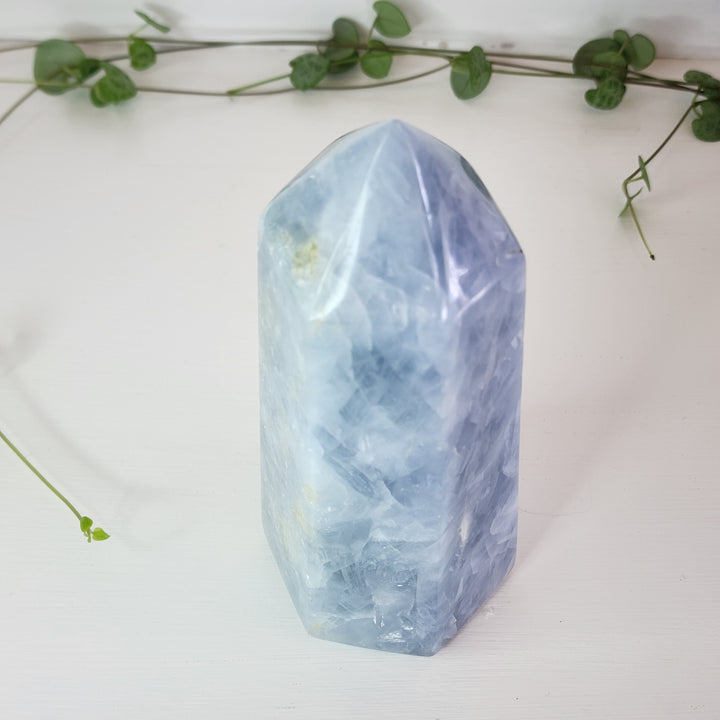 Blue Calcite - Tower