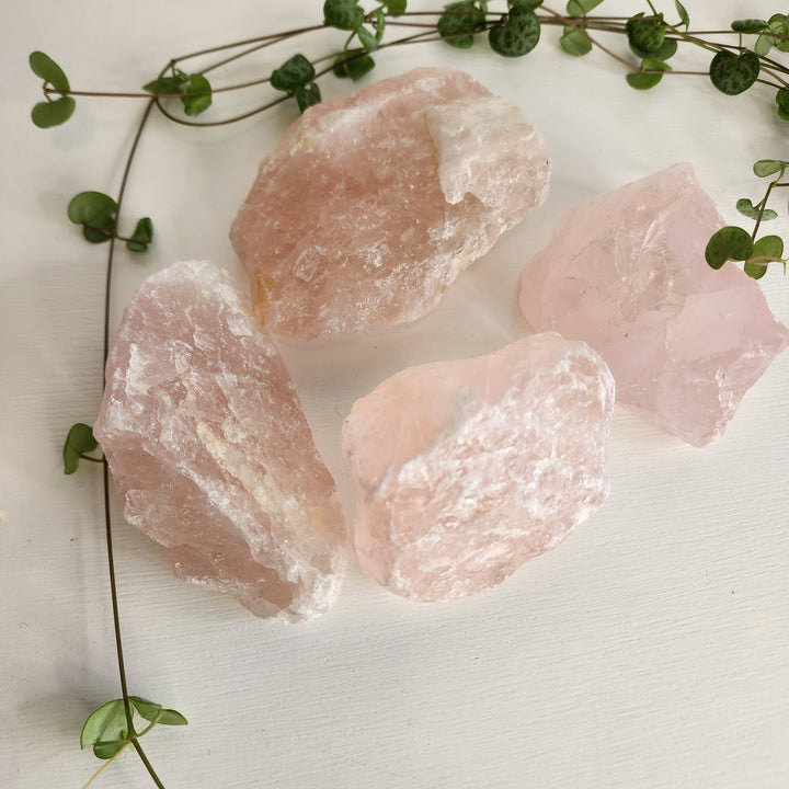 Rose Quartz - Raw Medium